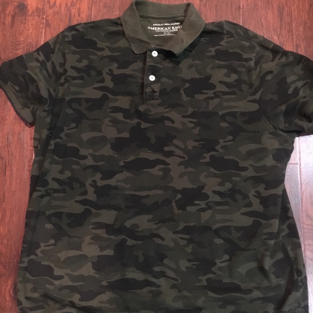 American Eagle camo polo!!!